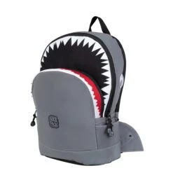 Pick & Pack Shark Shape Backpack M Visible Grey -Diverse Tassen image 6063