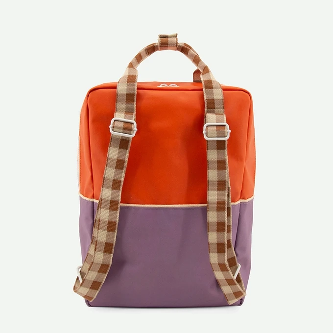 Sticky Lemon Colourblocking Backpack Large Orange Juice Plum Purple Schoolbus Brown 5 Sticky Lemon Colourblocking Backpack Large Orange Juice Plum Purple Schoolbus Brown - Afbeelding 3