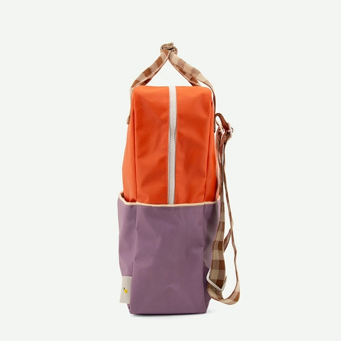 Sticky Lemon Colourblocking Backpack Large Orange Juice Plum Purple Schoolbus Brown 6 Sticky Lemon Colourblocking Backpack Large Orange Juice Plum Purple Schoolbus Brown - Afbeelding 4