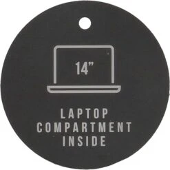 Enrico Benetti Nairobi Rugtas 14" Verborgen Spin 13 Enrico Benetti Nairobi Rugtas 14" Verborgen Spin -Diverse Tassen image 6243