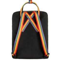 Fjallraven Kanken Rainbow Black-rainbow Pattern -Diverse Tassen image 6286