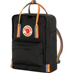 Fjallraven Kanken Rainbow Black-rainbow Pattern -Diverse Tassen image 6287