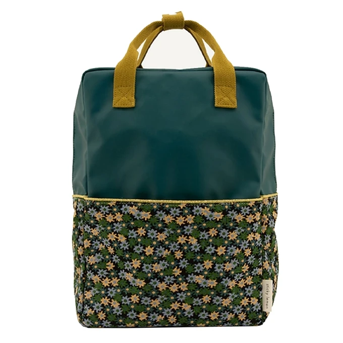 Sticky Lemon Golden Backpack Large Edison Teal Flower Field Green 3 Sticky Lemon Golden Backpack Large Edison Teal Flower Field Green