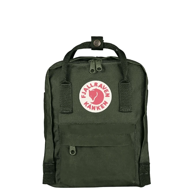 Fjallraven Kanken Mini Rugzak Forest Green 3 Fjallraven Kanken Mini Rugzak Forest Green