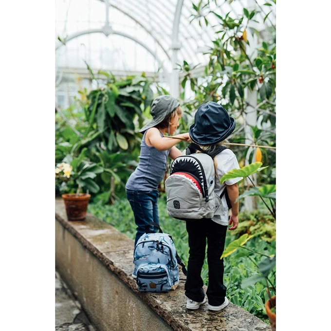 Pick & Pack Shark Shape Backpack S Grey 4 Pick & Pack Shark Shape Backpack S Grey - Afbeelding 2