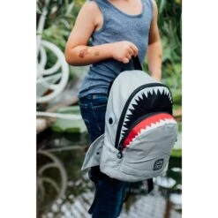 Pick & Pack Shark Shape Backpack S Grey 10 Pick & Pack Shark Shape Backpack S Grey -Diverse Tassen image 6420
