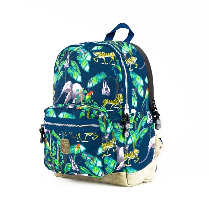 Pick & Pack Happy Jungle Backpack M Navy 4 Pick & Pack Happy Jungle Backpack M Navy - Afbeelding 2