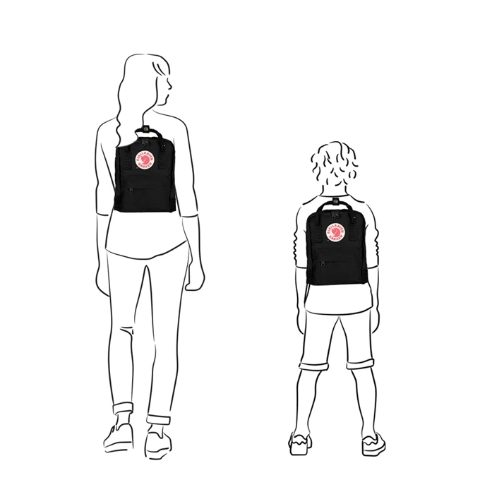 Fjallraven Kanken Mini Rugzak Pink 4 Fjallraven Kanken Mini Rugzak Pink - Afbeelding 2