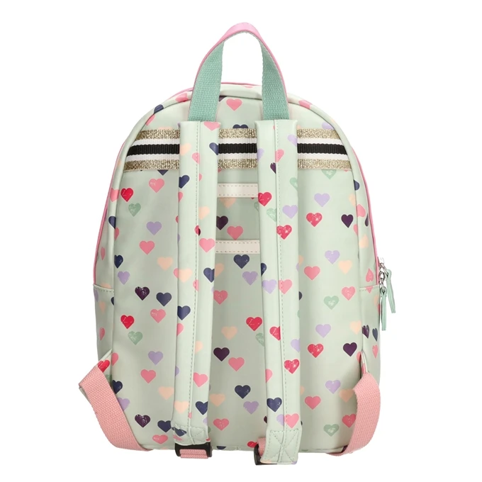 Zebra Trends Girls Rugzak Hearts Mint Groen 6 Zebra Trends Girls Rugzak Hearts Mint Groen - Afbeelding 4