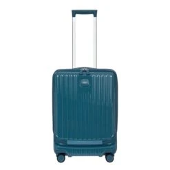 Bric's Positano Cabin Trolley 55 With Pocket Sea Green