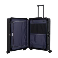 Travelite Next Aluminium 4 Wiel Trolley L Black -Diverse Tassen image 6940