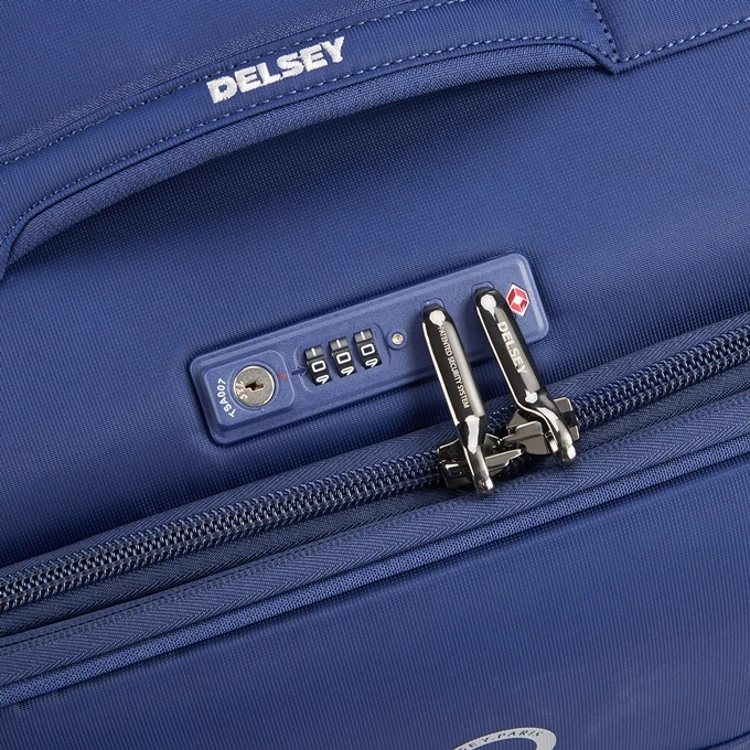 Delsey Brochant 2.0 Trolley 67 Expandable Blue 10 Delsey Brochant 2.0 Trolley 67 Expandable Blue - Afbeelding 8
