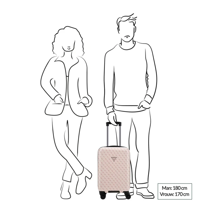 Guess Jesco 8-Wheel 18 In Rose 4 Guess Jesco 8-Wheel 18 In Rose - Afbeelding 2