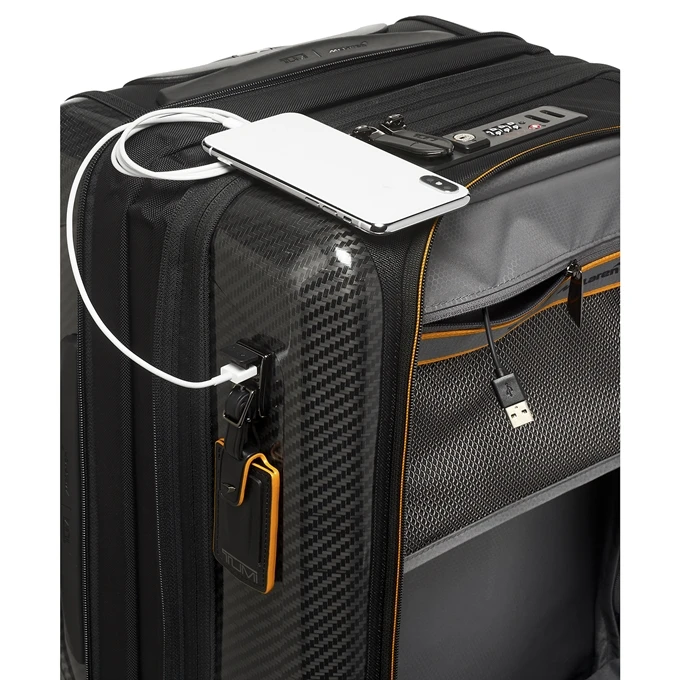 Tumi McLaren Aero International Expandable 4 Wheel Carry-On Black 9 Tumi McLaren Aero International Expandable 4 Wheel Carry-On Black - Afbeelding 7