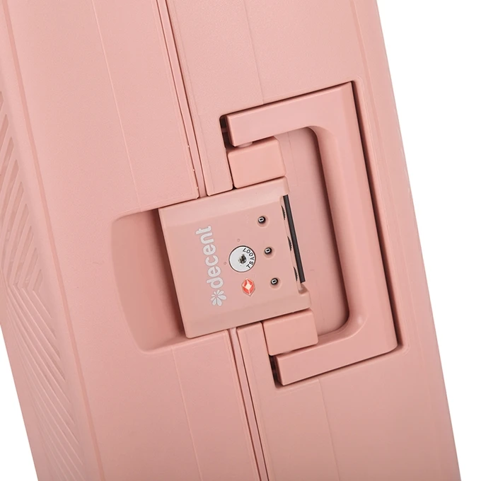 Decent Axiss-Fix 4 Wiel Cabin Trolley 55 Licht Roze 8 Decent Axiss-Fix 4 Wiel Cabin Trolley 55 Licht Roze - Afbeelding 6