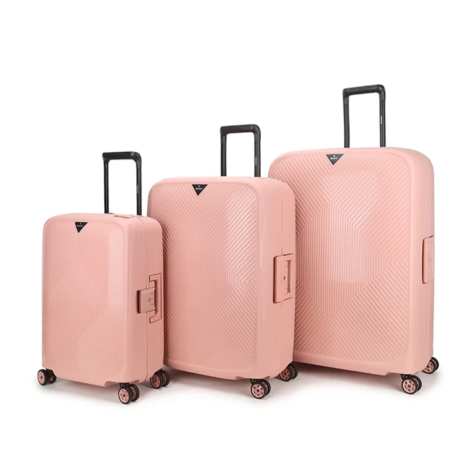 Decent Axiss-Fix 4 Wiel Cabin Trolley 55 Licht Roze 13 Decent Axiss-Fix 4 Wiel Cabin Trolley 55 Licht Roze - Afbeelding 11