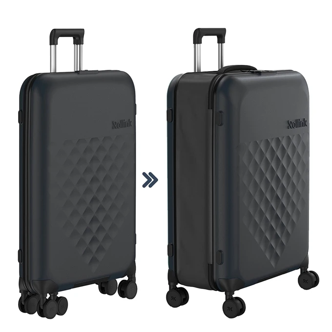 Rollink Vega 360 Opvouwbare Large Koffer 4w Black 3 Rollink Vega 360 Opvouwbare Large Koffer 4w Black
