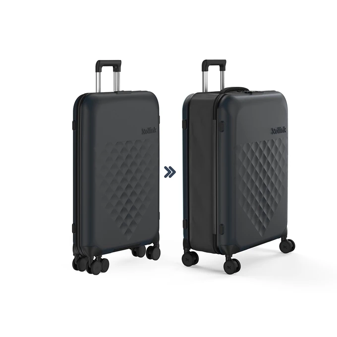 Rollink Vega 360 Opvouwbare Large Koffer 4w Black 7 Rollink Vega 360 Opvouwbare Large Koffer 4w Black - Afbeelding 5