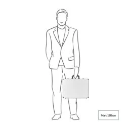 Dermata Business Attache Zilvergrijs 8 Dermata Business Attache Zilvergrijs -Diverse Tassen image 7963