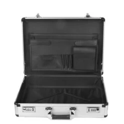 Dermata Business Attache Zilvergrijs 11 Dermata Business Attache Zilvergrijs -Diverse Tassen image 7966