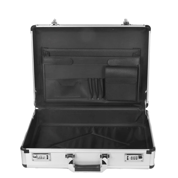 Dermata Business Attache Zilvergrijs 7 Dermata Business Attache Zilvergrijs - Afbeelding 5