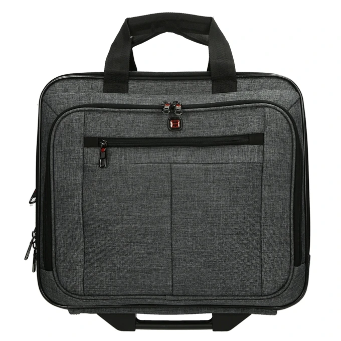 Enrico Benetti Frankfurt Laptop Trolley 17'' Grey3 4 Enrico Benetti Frankfurt Laptop Trolley 17'' Grey3 - Afbeelding 2