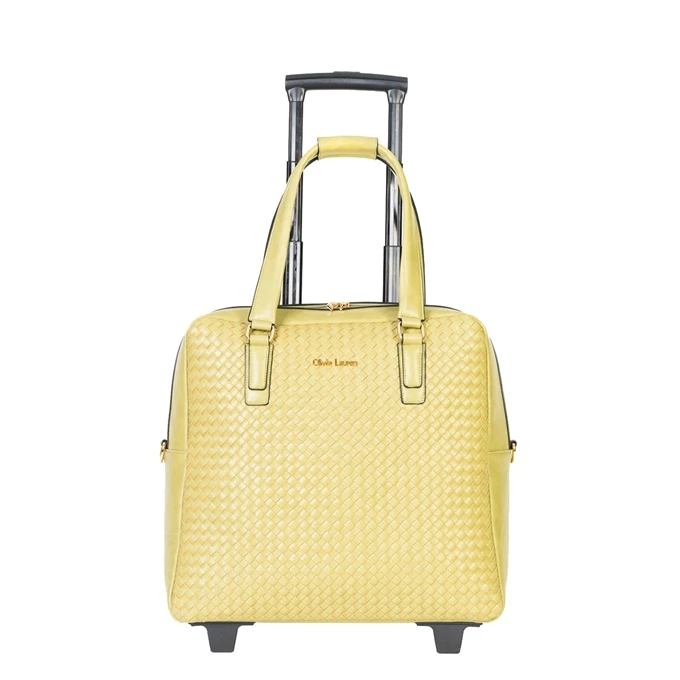 Olivia Lauren Sofia Business Trolley Olijf 3 Olivia Lauren Sofia Business Trolley Olijf