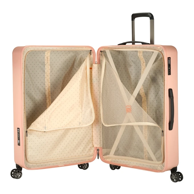 Princess Traveller PT-01 Deluxe Large Trolley Peony Pink 6 Princess Traveller PT-01 Deluxe Large Trolley Peony Pink - Afbeelding 4