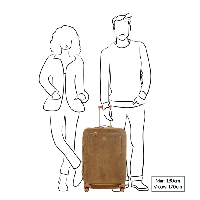 Bric's Life Trolley M Blue 4 Bric's Life Trolley M Blue - Afbeelding 2