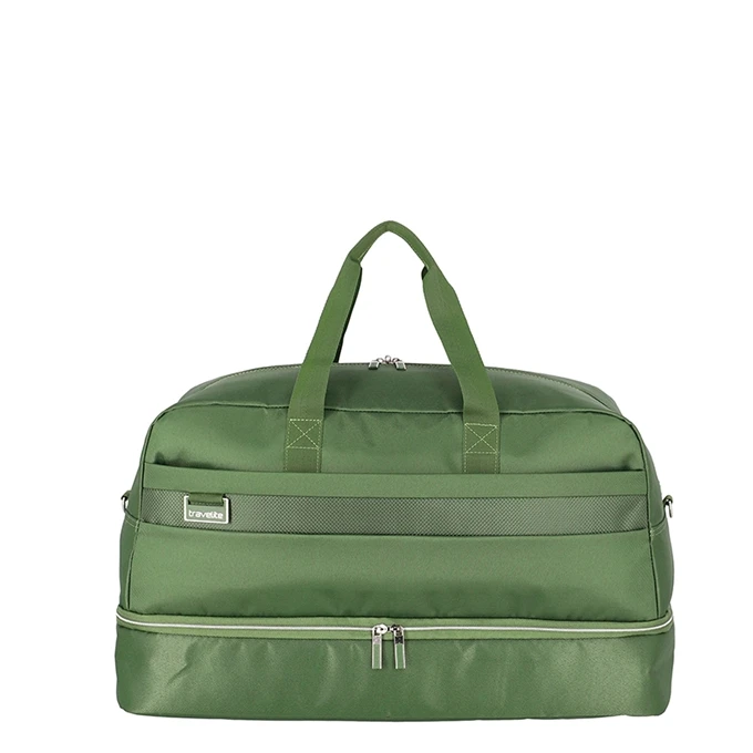Travelite Miigo Weekender With Bottem Compartment Green 3 Travelite Miigo Weekender With Bottem Compartment Green