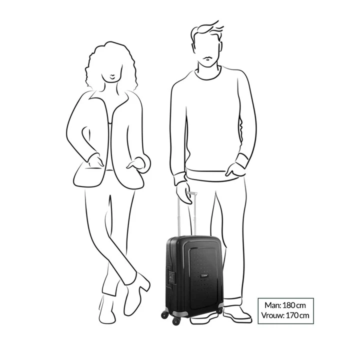 Samsonite S'Cure Spinner 55 Silver 4 Samsonite S'Cure Spinner 55 Silver - Afbeelding 2