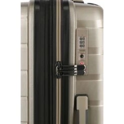 Travelite Air Base 4 Wiel Trolley M Expandable Champagne Metallic -Diverse Tassen image 8638