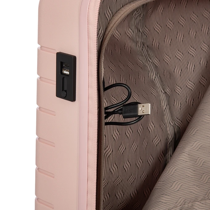 Bric's Ulisse Trolley Expandable 55 USB Pearl Pink 10 Bric's Ulisse Trolley Expandable 55 USB Pearl Pink - Afbeelding 8