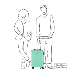 Princess Traveller PT-01 Cabin Trolley Pacific Mint 9 Princess Traveller PT-01 Cabin Trolley Pacific Mint -Diverse Tassen image 8757