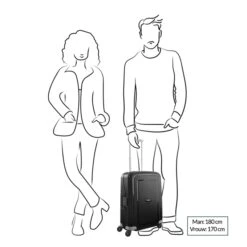 Samsonite S'Cure Spinner 75 Set Van 2 Dark Blue 18 Samsonite S'Cure Spinner 75 Set Van 2 Dark Blue -Diverse Tassen image 9044