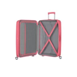 American Tourister Soundbox Spinner 67 Expandable Sun Kissed Coral -Diverse Tassen image 9208
