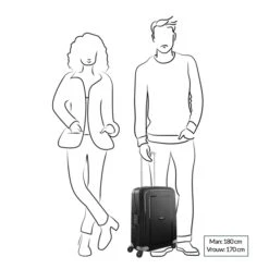 Samsonite S'Cure 4-Delige Kofferset 55/55/69/75 Silver -Diverse Tassen image 9345