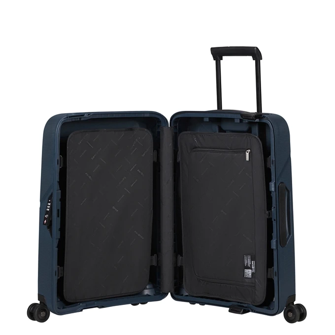 Samsonite Magnum Eco Spinner 55 + 75 Set Midnight Blue 6 Samsonite Magnum Eco Spinner 55 + 75 Set Midnight Blue - Afbeelding 4