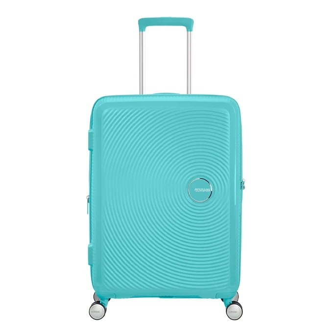 American Tourister Soundbox Spinner 67 Expandable Poolside Blue 3 American Tourister Soundbox Spinner 67 Expandable Poolside Blue