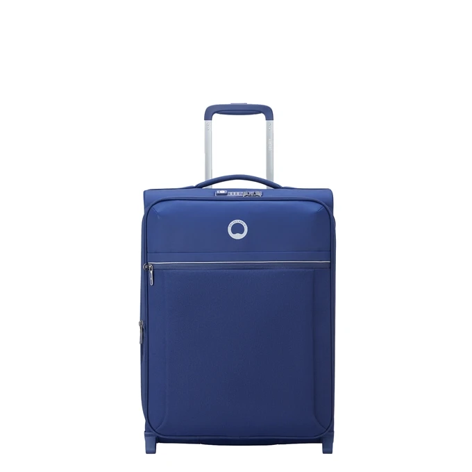 Delsey Brochant 2.0 Cabin Trolley 55 Expandable 2W Blue 3 Delsey Brochant 2.0 Cabin Trolley 55 Expandable 2W Blue