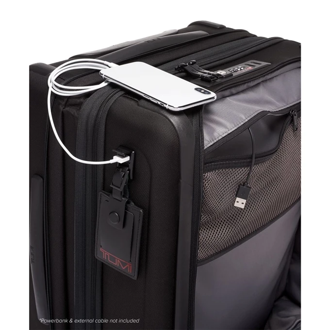 Tumi Alpha Continental Dual Access 4 Wheeled Carry-On Black 9 Tumi Alpha Continental Dual Access 4 Wheeled Carry-On Black - Afbeelding 7