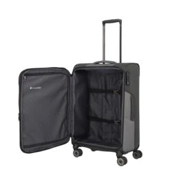 Travelite Viia 4 Wheel Trolley M Expandable Anthracite 21 Travelite Viia 4 Wheel Trolley M Expandable Anthracite -Diverse Tassen image 9863